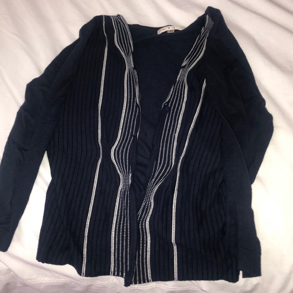 Navy Cabi cardigan